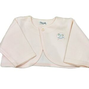 Authentic Celine Soft Pink Button-Up